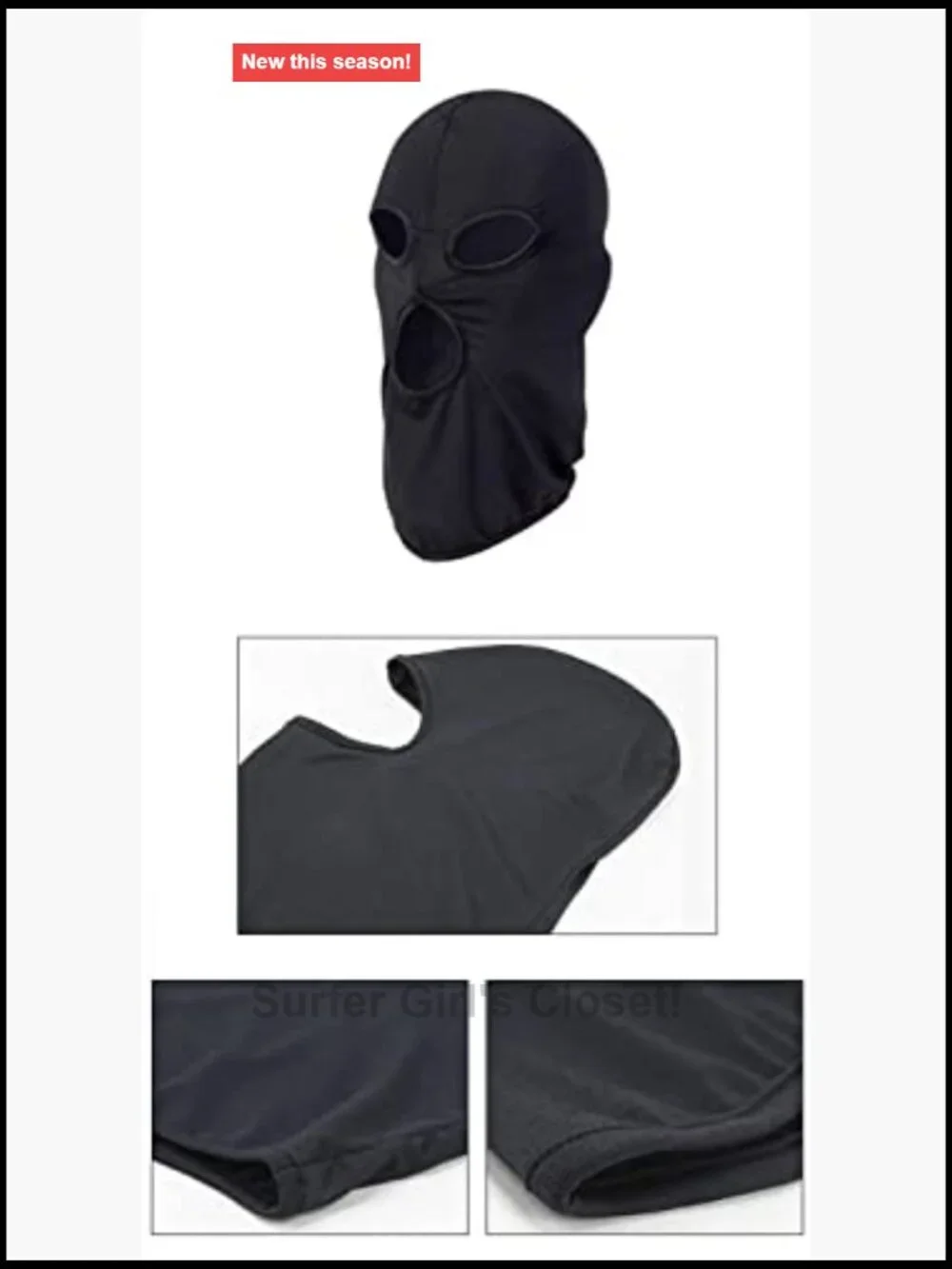 Thin Balaclava Ski Mask Full Face Mask Outdoor Sports